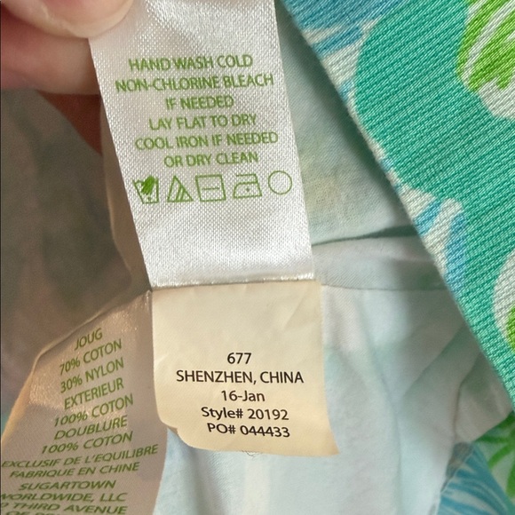 Lilly Pulitzer Sofia Shift Dress Waverider Lagoon - Size 10 - Picture 5 of 5